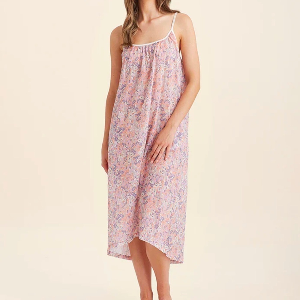 PAPINELLE ADELINE STRAPPY NIGHTGOWN Calf Length NWT sz XL